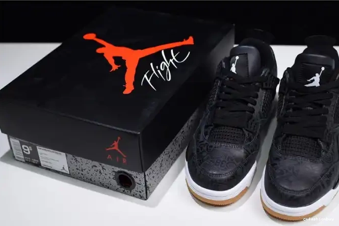 Retro Laser 4 Black Jordan Air CI1184-001 0617